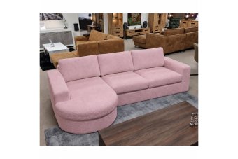 Loungebank Rond Aalsmeer in roze – kleurimpressie