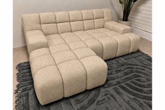 Loungebank Tiel in beige – kleurimpressie