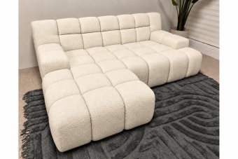 Loungebank Tiel in creme – kleurimpressie