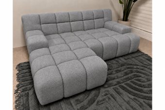 Loungebank Tiel in grijs – kleurimpressie