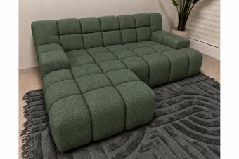 Loungebank Tiel in groen – kleurimpressie