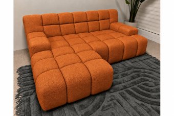 Loungebank Tiel in oranje – kleurimpressie