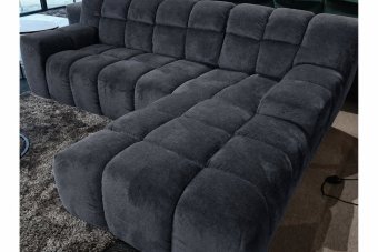 Loungebank Tynaarlo in antraciet – kleurimpressie