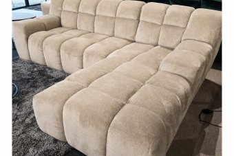 Loungebank Tynaarlo in beige – kleurimpressie