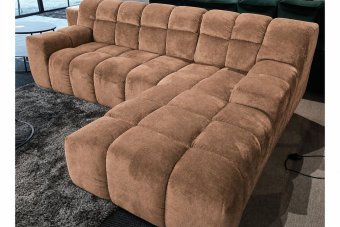 Loungebank Tynaarlo in bruin – kleurimpressie