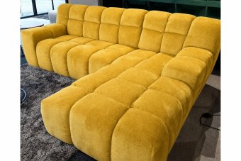 Loungebank Tynaarlo in geel – kleurimpressie