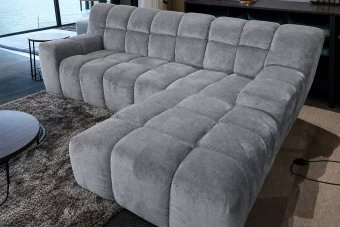 Loungebank Tynaarlo in grijs – kleurimpressie