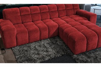 Loungebank Tynaarlo in rood – kleurimpressie