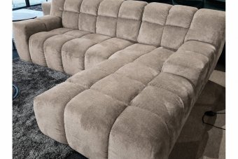 Loungebank Tynaarlo in taupe – kleurimpressie
