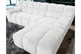 Loungebank Tynaarlo in wit – kleurimpressie