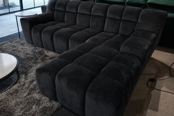 Loungebank Tynaarlo in zwart – kleurimpressie