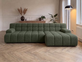 Loungebank Zuidlaren in groen – kleurimpressie