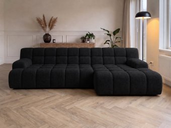 Loungebank Zuidlaren in zwart – kleurimpressie