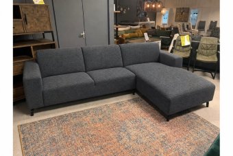 Maarssen 2 Zits + Longchair in antraciet – kleurimpressie