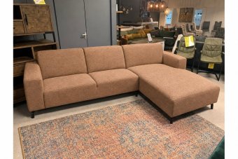 Maarssen 2 Zits + Longchair in cognac – kleurimpressie