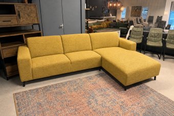 Maarssen 2 Zits + Longchair in geel – kleurimpressie