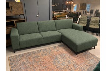 Maarssen 2 Zits + Longchair in groen – kleurimpressie