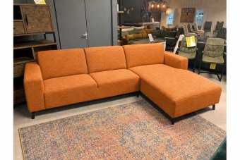 Maarssen 2 Zits + Longchair in oranje – kleurimpressie