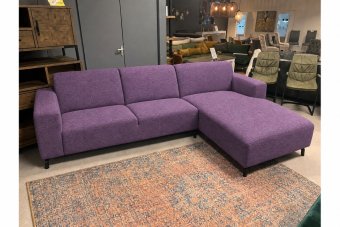 Maarssen 2 Zits + Longchair in paars – kleurimpressie
