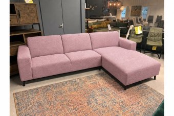 Maarssen 2 Zits + Longchair in roze – kleurimpressie