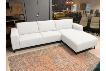 Maarssen 2 Zits + Longchair in wit – kleurimpressie