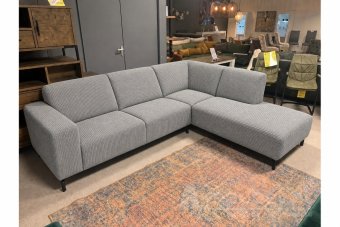Maarssen Ottomaan in ribstof – materiaalimpressie
