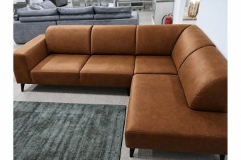 Maastricht Ottomaan in velvetstof – materiaalimpressie