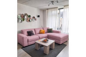 Malden 2 Zits + Longchair Klein in roze – kleurimpressie