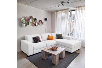 Malden 2 Zits + Longchair Klein in wit – kleurimpressie