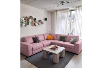 Malden Hoekbank in roze – kleurimpressie