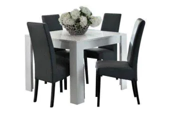 Eettafel Marknesse Vierkant 100x100cm Wit
