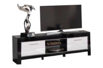 Marknesse TV meubel Medium Zwart/Wit