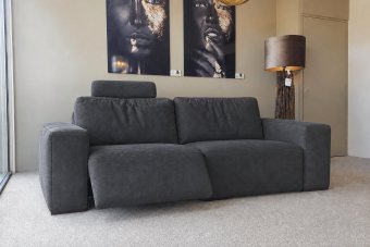Marle 2 zits (1x Relax VSL Incl. 1X Hoofdsteun) in antraciet – kleurimpressie