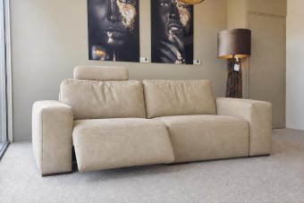 Marle 2 zits (1x Relax VSL Incl. 1X Hoofdsteun) in beige – kleurimpressie