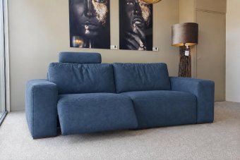 Marle 2 zits (1x Relax VSL Incl. 1X Hoofdsteun) in blauw – kleurimpressie