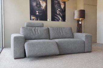 Marle 2 zits (1x Relax VSL Incl. 1X Hoofdsteun) in grijs – kleurimpressie