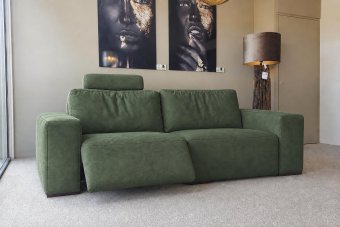 Marle 2 zits (1x Relax VSL Incl. 1X Hoofdsteun) in groen – kleurimpressie