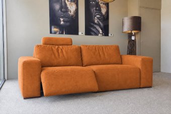 Marle 2 zits (1x Relax VSL Incl. 1X Hoofdsteun) in oranje – kleurimpressie