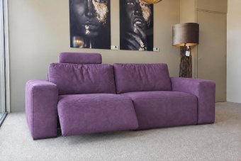 Marle 2 zits (1x Relax VSL Incl. 1X Hoofdsteun) in paars – kleurimpressie