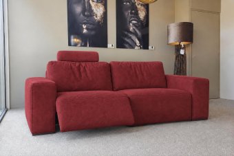 Marle 2 zits (1x Relax VSL Incl. 1X Hoofdsteun) in rood – kleurimpressie