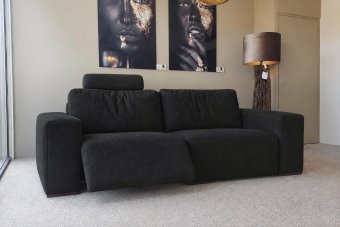 Marle 2 zits (1x Relax VSL Incl. 1X Hoofdsteun) in zwart – kleurimpressie