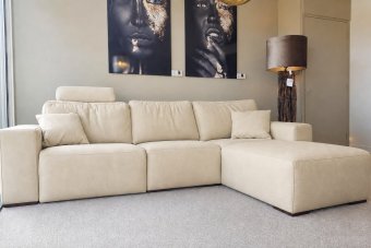 Marle Longchair in creme – kleurimpressie