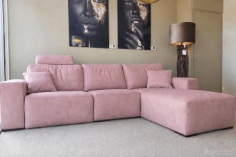 Marle Longchair in roze – kleurimpressie