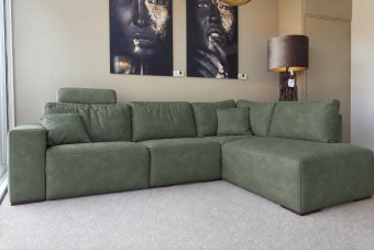 Marle Ottomaan in groen – kleurimpressie