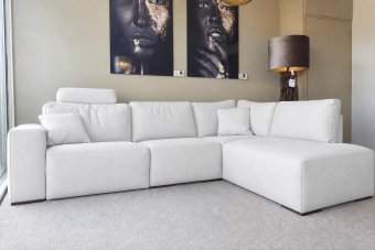 Marle Ottomaan in wit – kleurimpressie