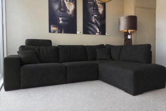 Marle Ottomaan in zwart – kleurimpressie