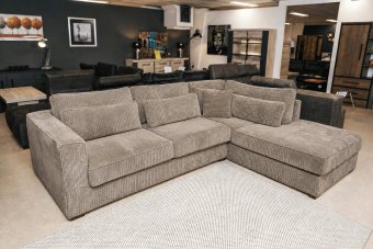 Merselo Ottomaan in taupe – kleurimpressie