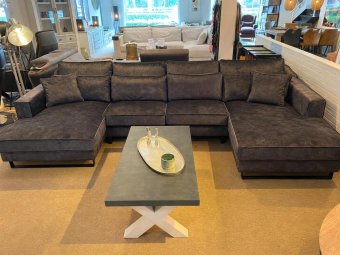 Bank Naaldwijk · Longchair + 2 Zits + Longchair 360cm