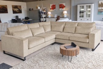 Naarden 2 + Hoek + 2 Zits in beige – kleurimpressie