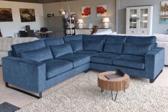 Naarden 2 + Hoek + 2 Zits in blauw – kleurimpressie